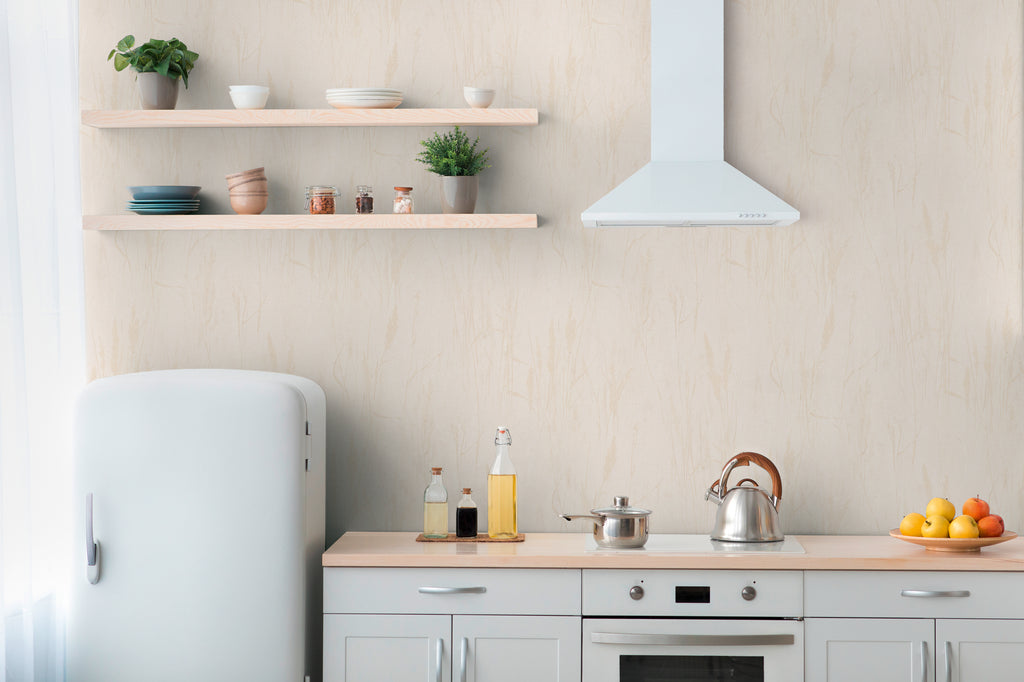 Hochwertige Vliestapete Beige Natur