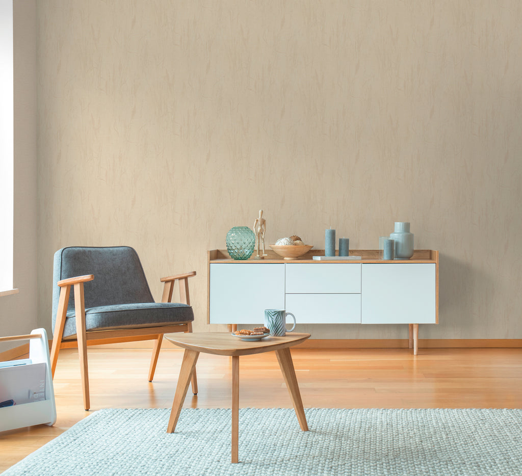 High-Quality Non-Woven Wallpaper Beige Nature