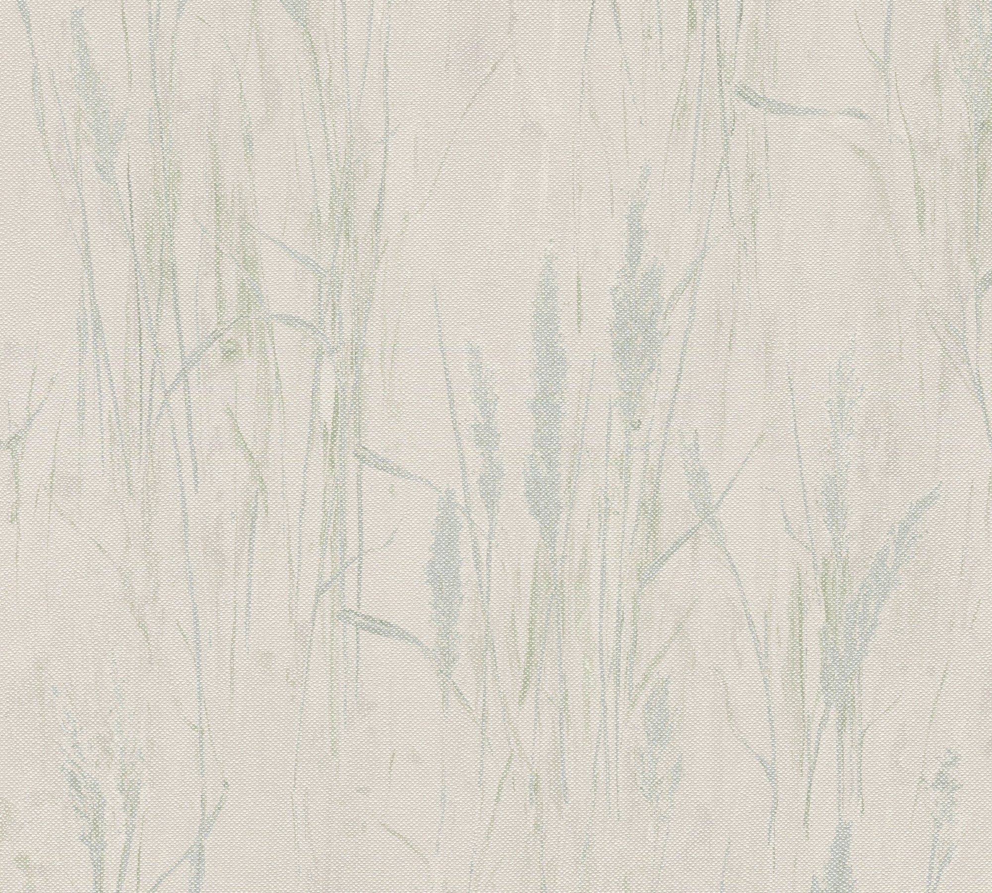 Hochwertige Vliestapete Creme Natur