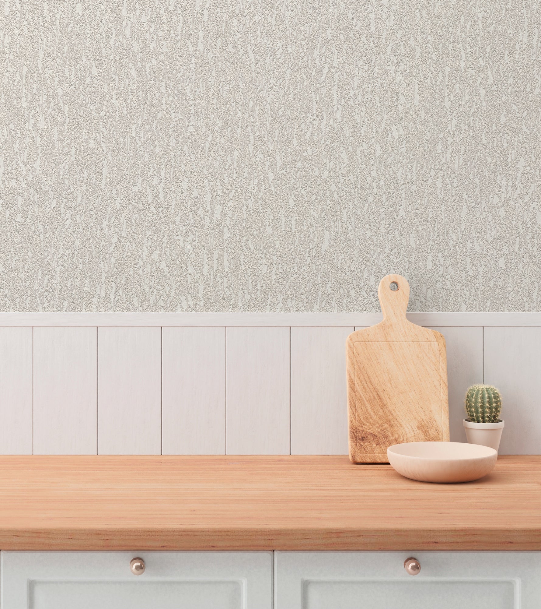 High-quality wallpaper from the Hygge III collection in grey 