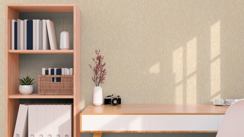 High-quality wallpaper from the Hygge III collection in beige 