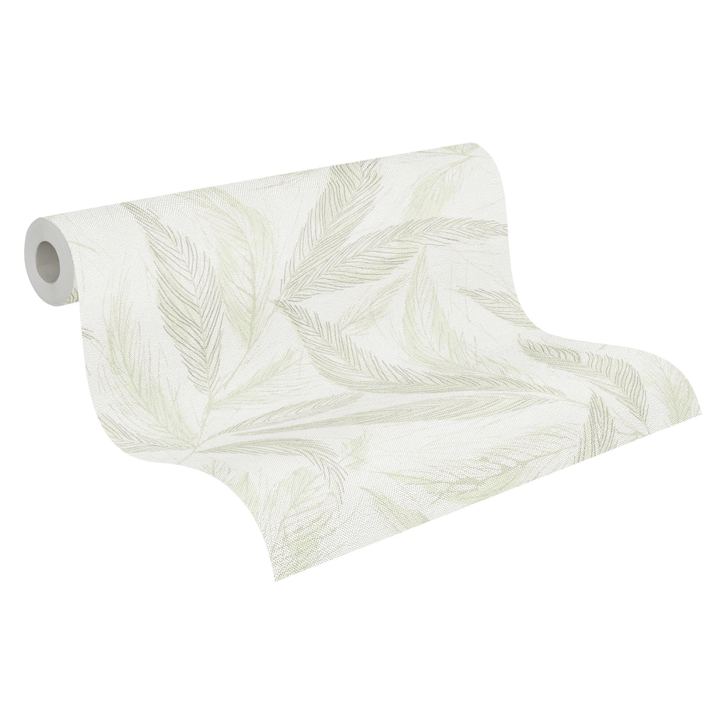 Hochwertige Vliestapete Creme Natur