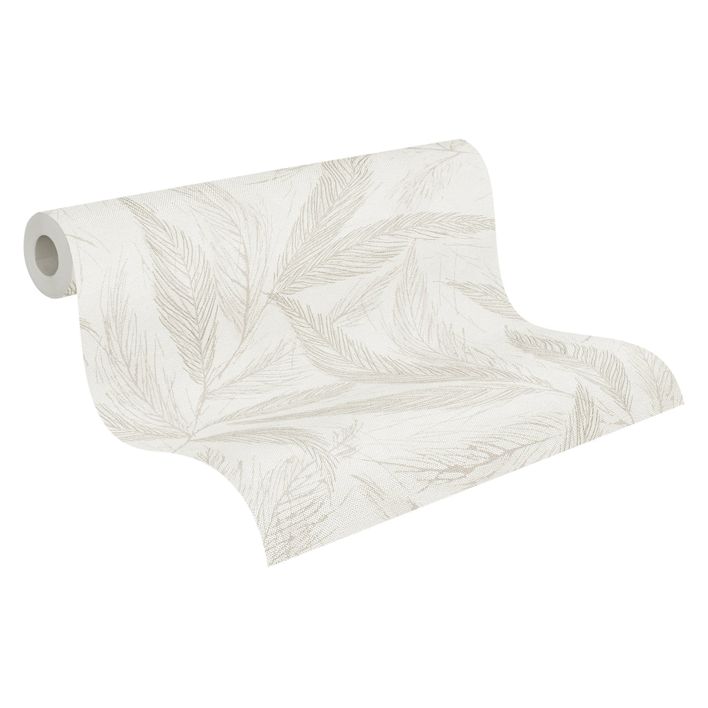 Hochwertige Vliestapete Beige Natur