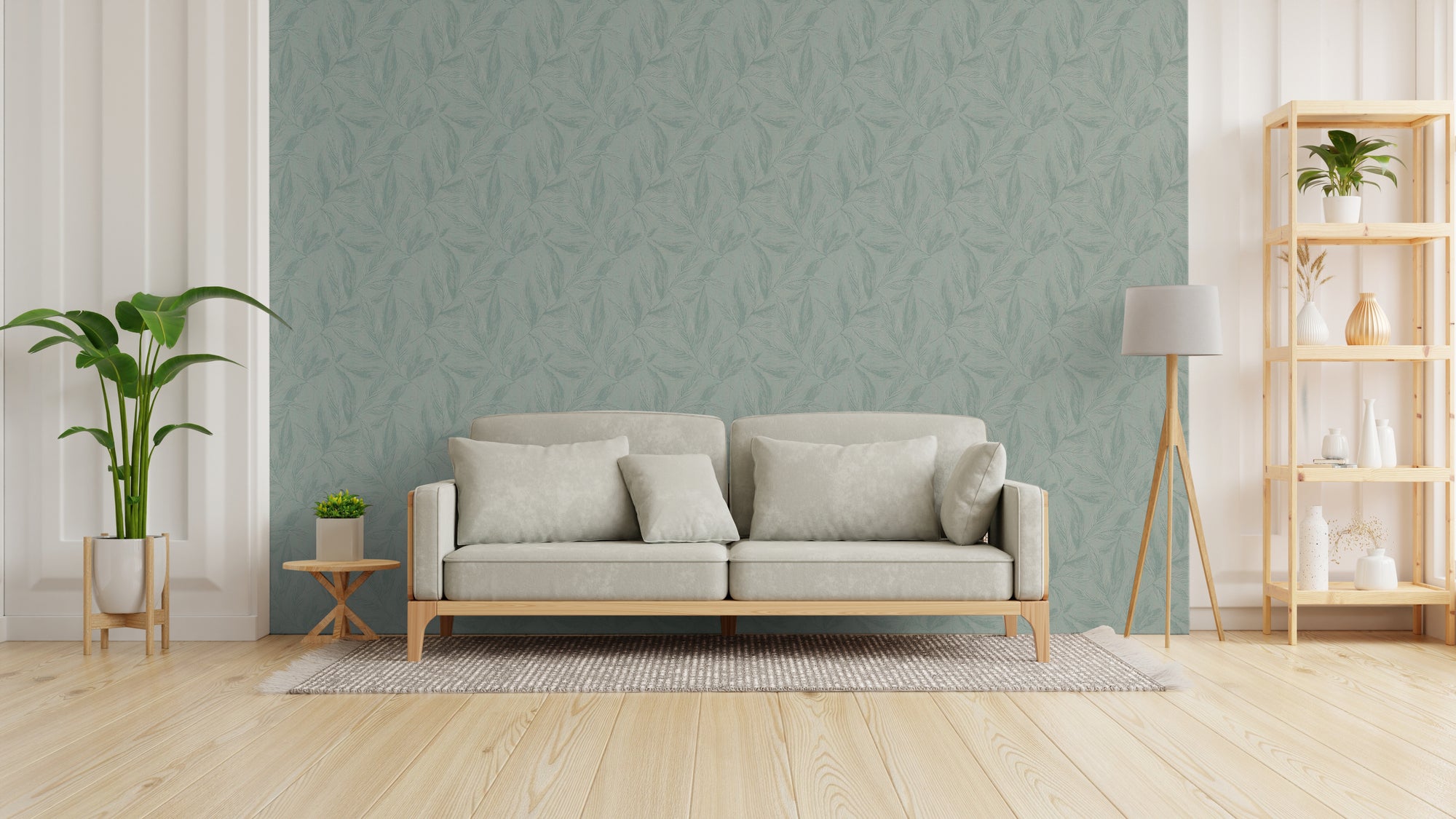 Premium Non-Woven Wallpaper Green Nature