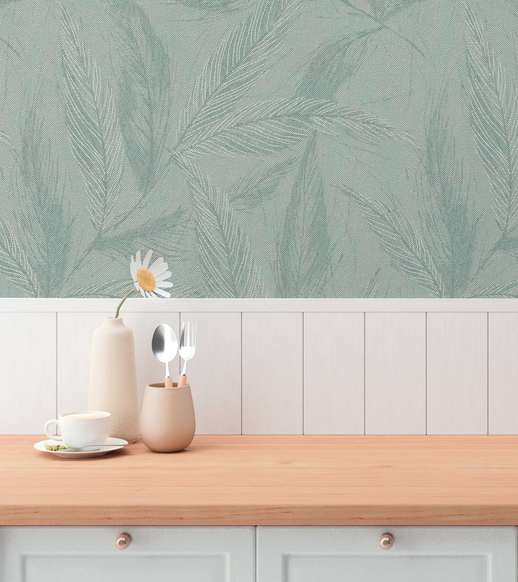 Premium Non-Woven Wallpaper Green Nature