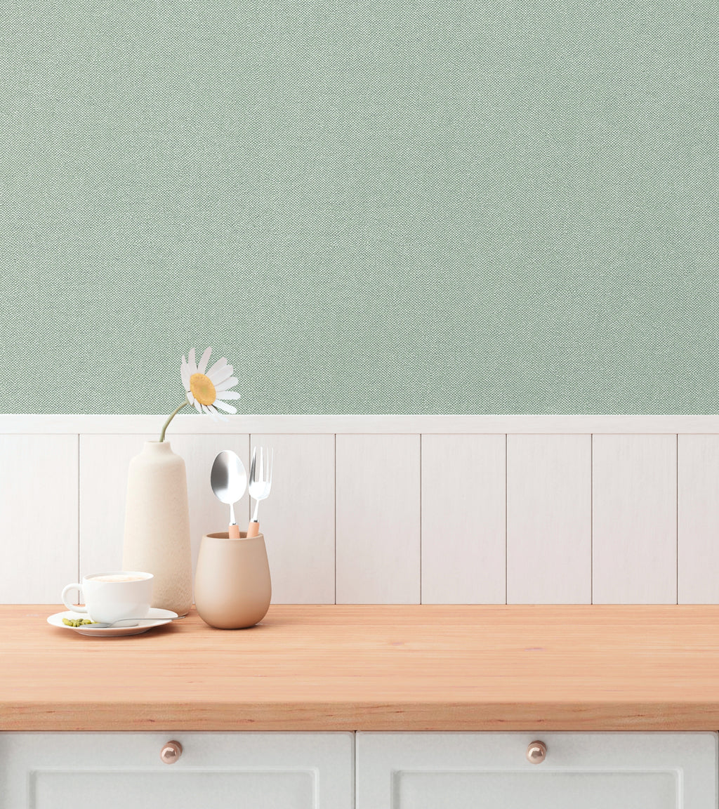 High-quality wallpaper from the Hygge III collection in green 