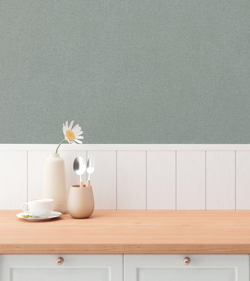 High-quality wallpaper from the Hygge III collection in green 