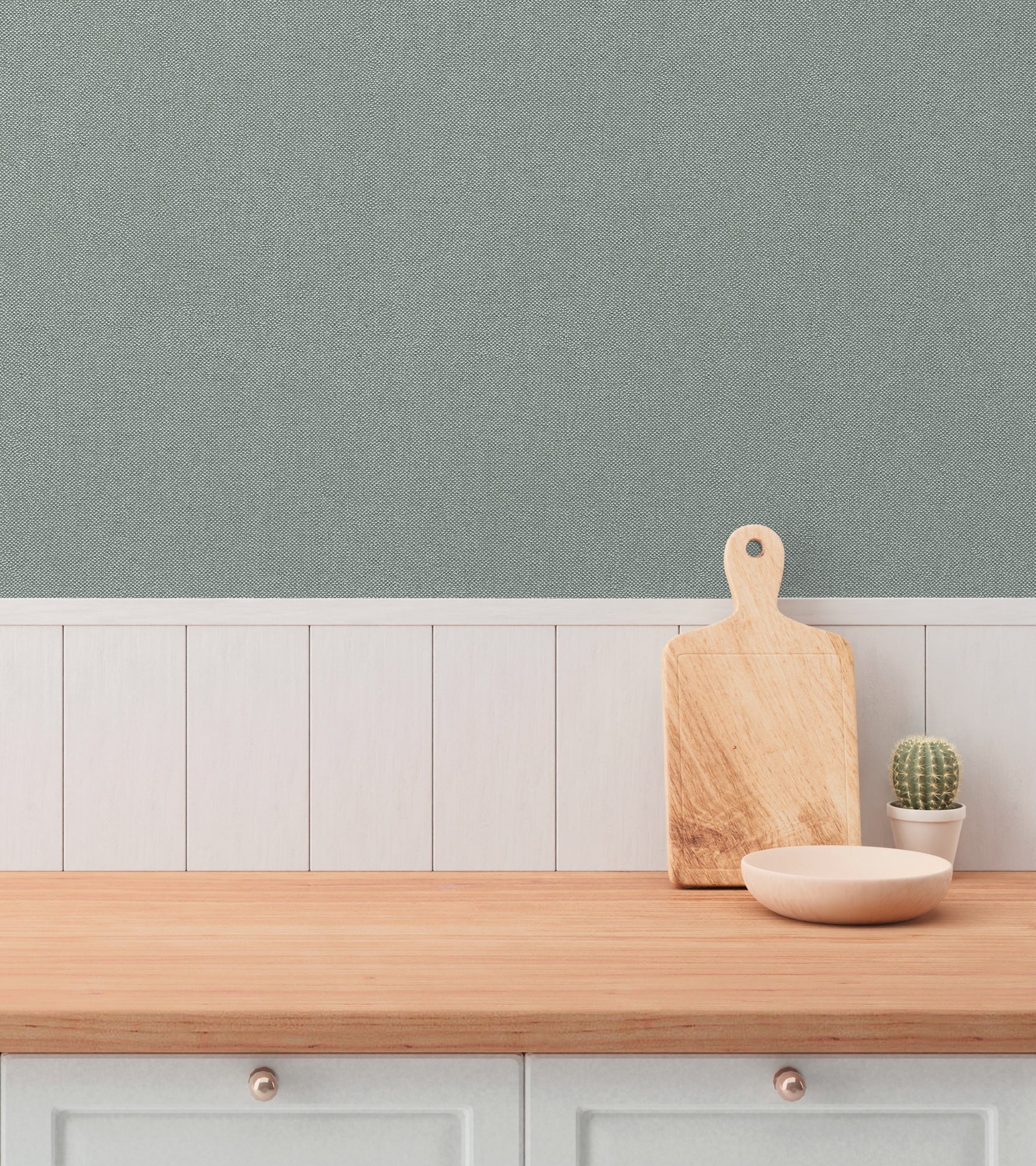 Hochwertige Tapete aus der Kollektion Hygge III in Grün