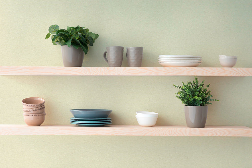 High-quality wallpaper from the Hygge III collection in green 