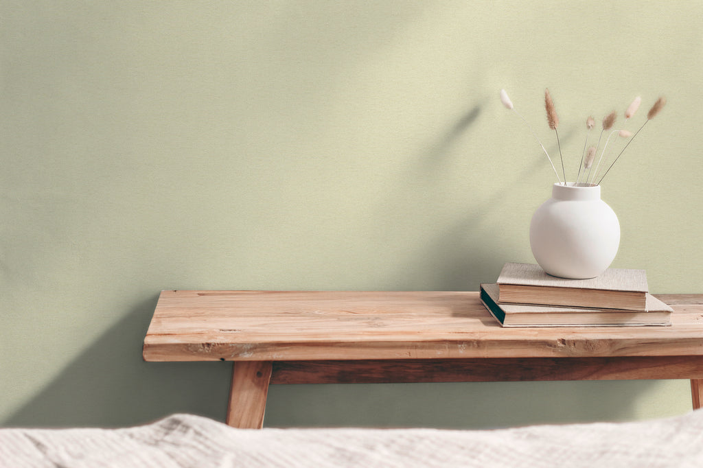 High-quality wallpaper from the Hygge III collection in green 