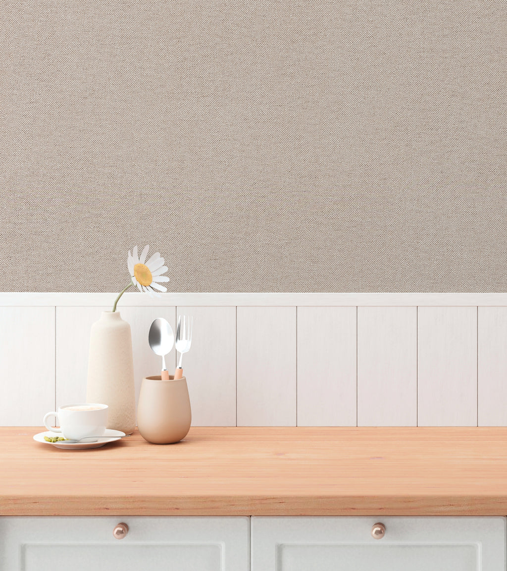 High-quality wallpaper from the Hygge III collection in brown 