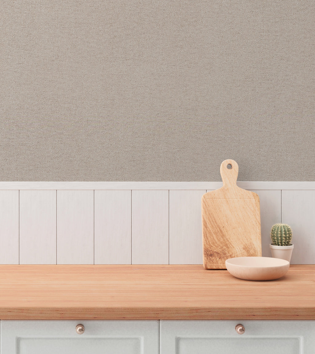 High-quality wallpaper from the Hygge III collection in brown 