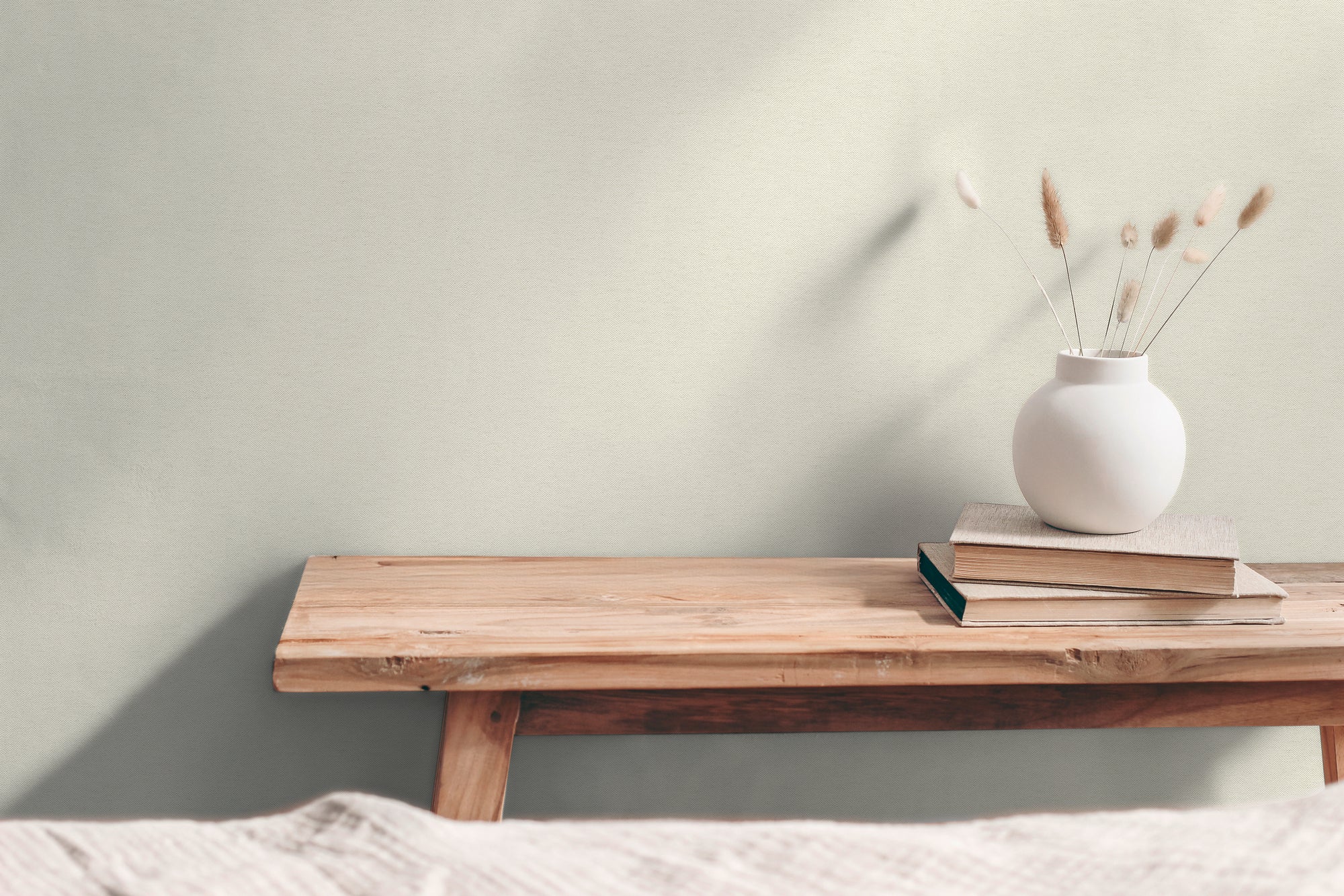 Hochwertige Tapete aus der Kollektion Hygge III in Creme