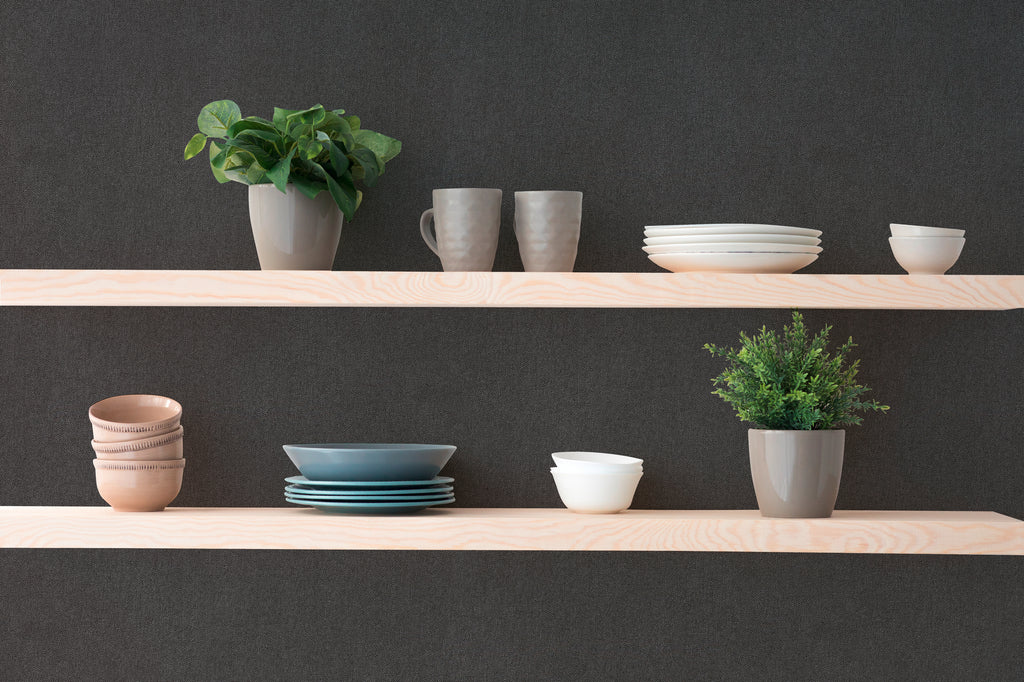 High-quality wallpaper from the Hygge III collection in grey 