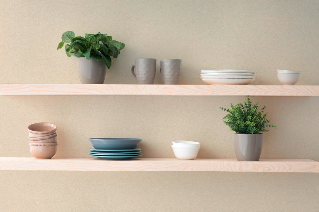 High-quality wallpaper from the Hygge III collection in beige 