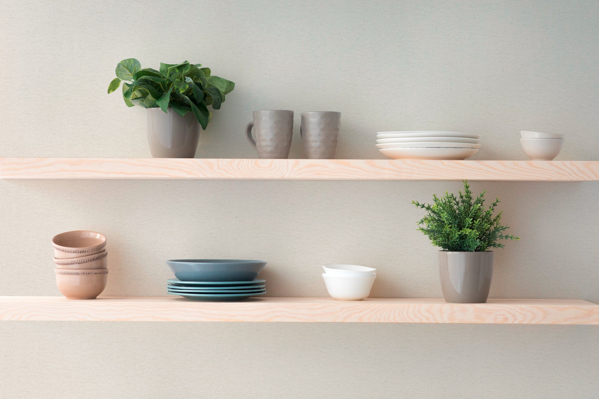 Hochwertige Tapete aus der Kollektion Hygge III in Weiß