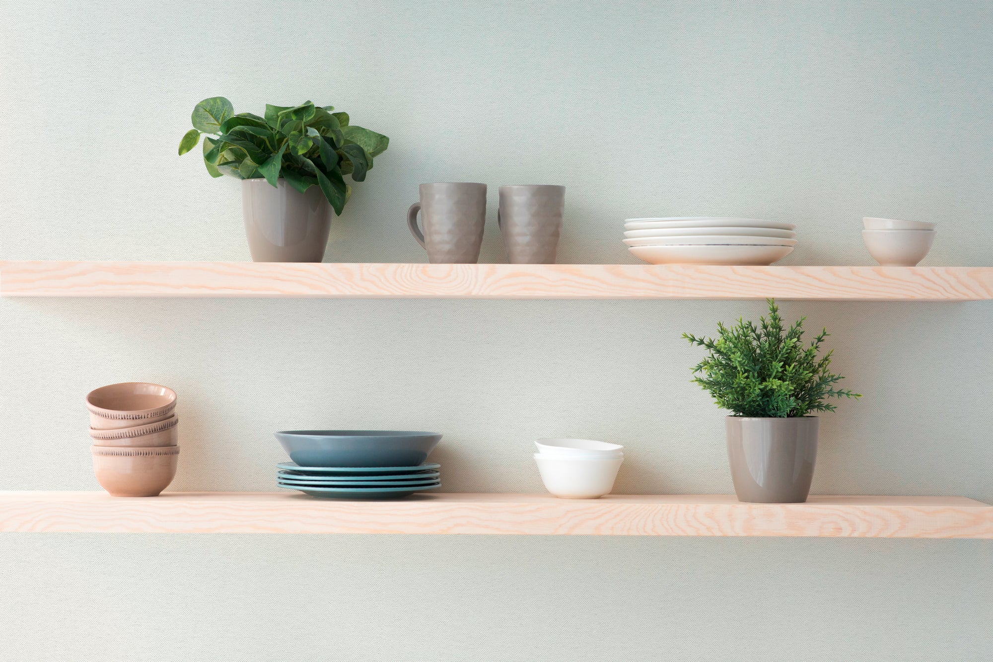 Hochwertige Tapete aus der Kollektion Hygge III in Weiß