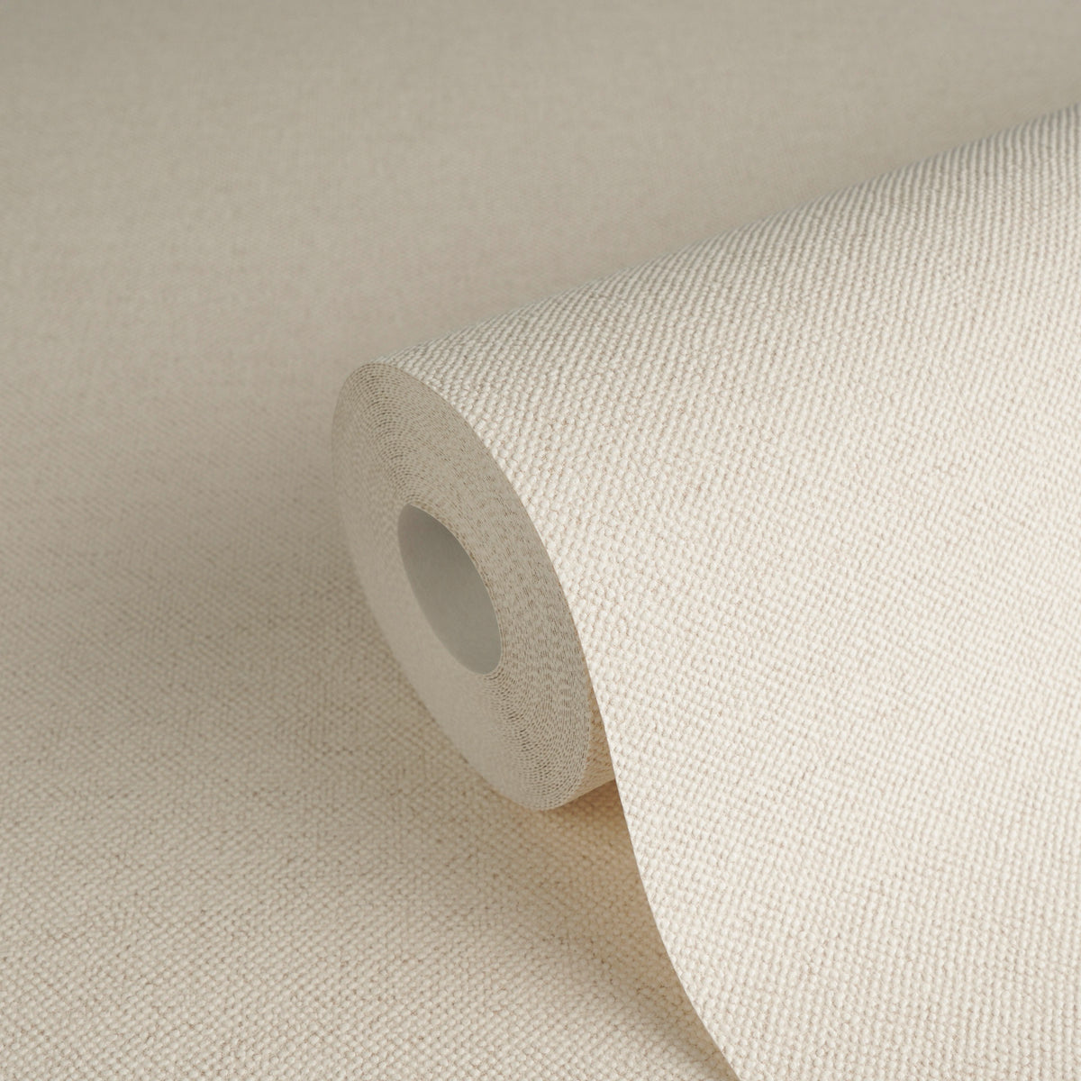 Hochwertige Vliestapete Creme Unitapete