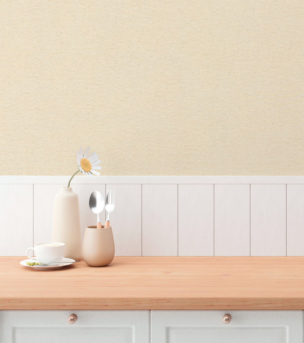 High-quality wallpaper from the Hygge III collection in cream 
