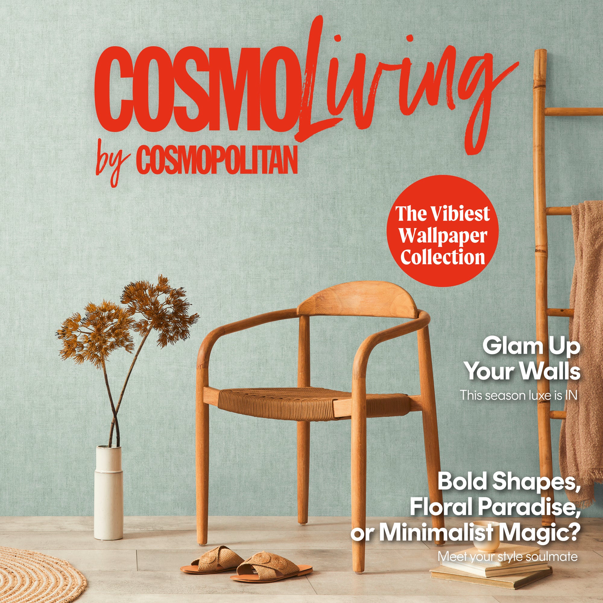 Hochwertige  Tapete aus der Kollektion CosmoLiving in Grün