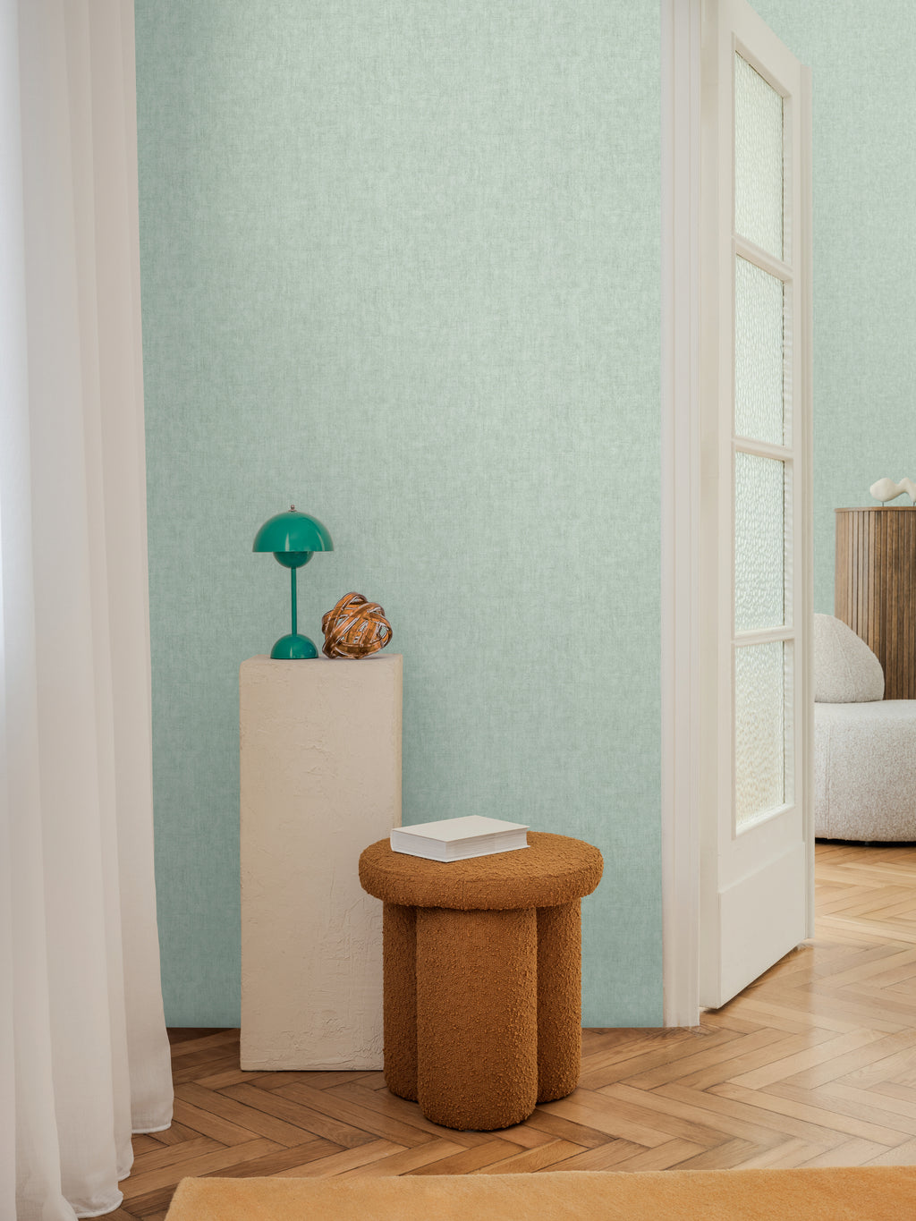 Hochwertige  Tapete aus der Kollektion CosmoLiving in Grün