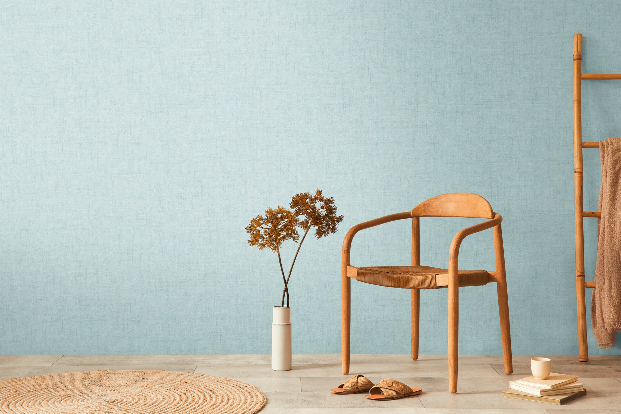 Hochwertige  Tapete aus der Kollektion CosmoLiving in Blau