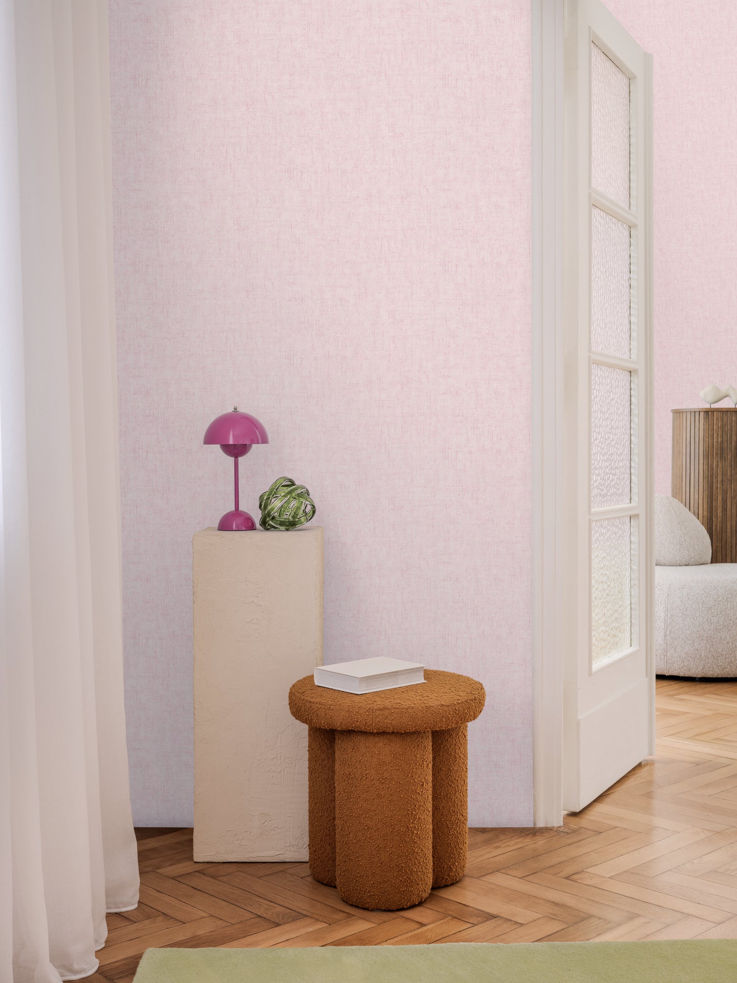 Hochwertige  Tapete aus der Kollektion CosmoLiving in Rosa