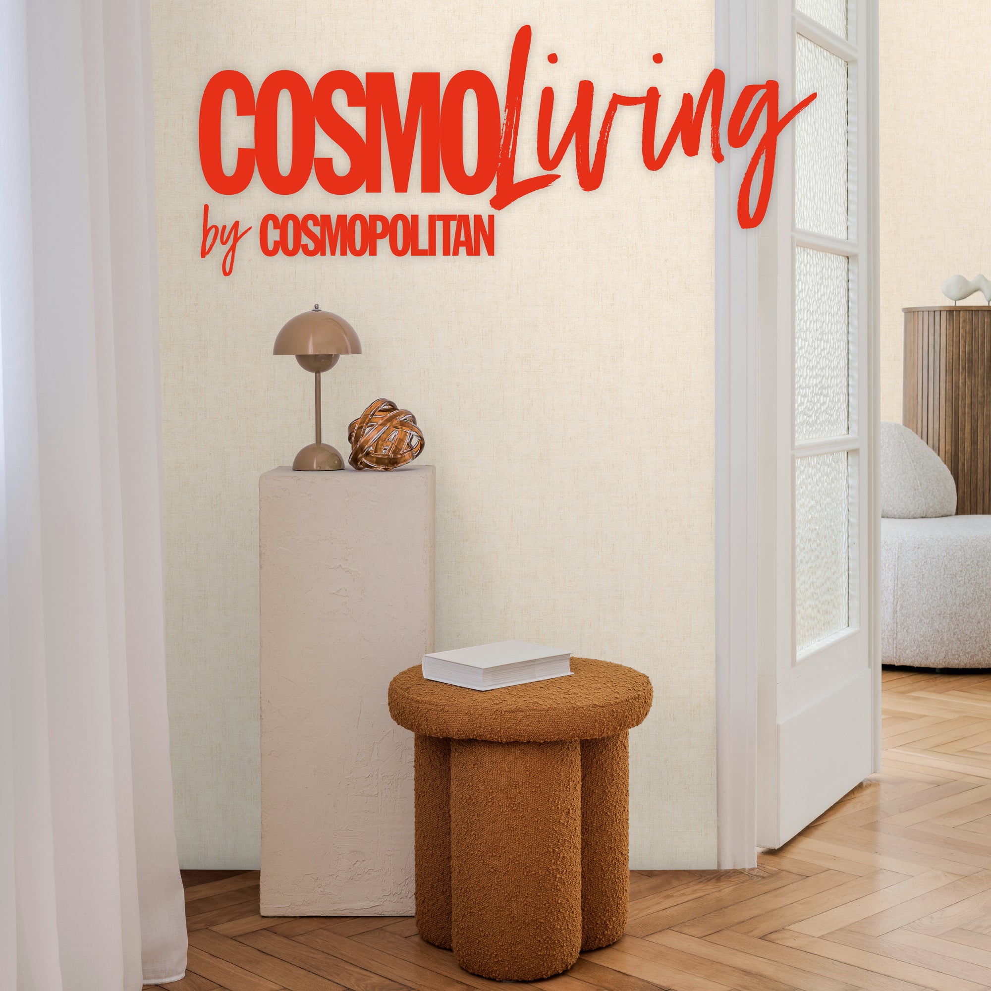 Hochwertige  Tapete aus der Kollektion CosmoLiving in Beige