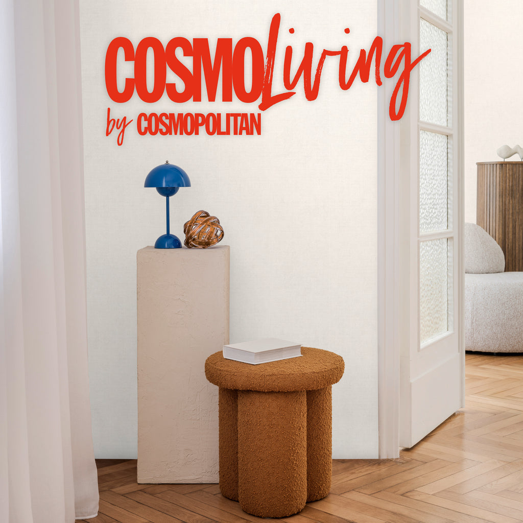 Hochwertige  Tapete aus der Kollektion CosmoLiving in Weiß