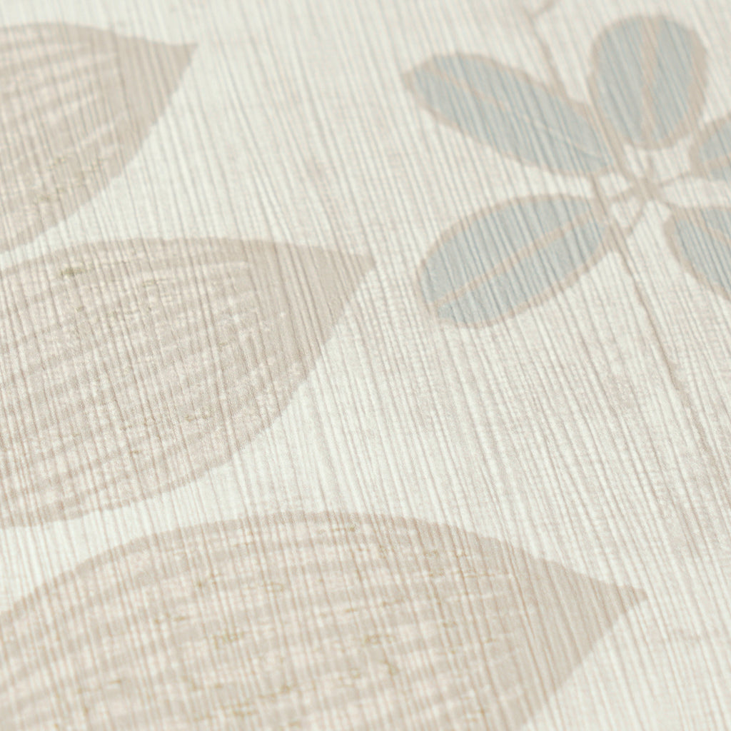 Hochwertige Vliestapete Beige Floral