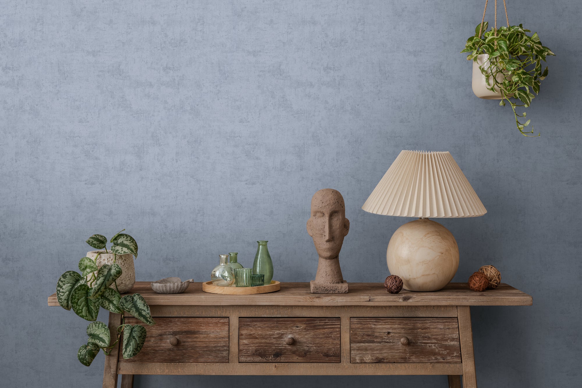 High-quality wallpaper from the Nordic Feeling collection in blue 