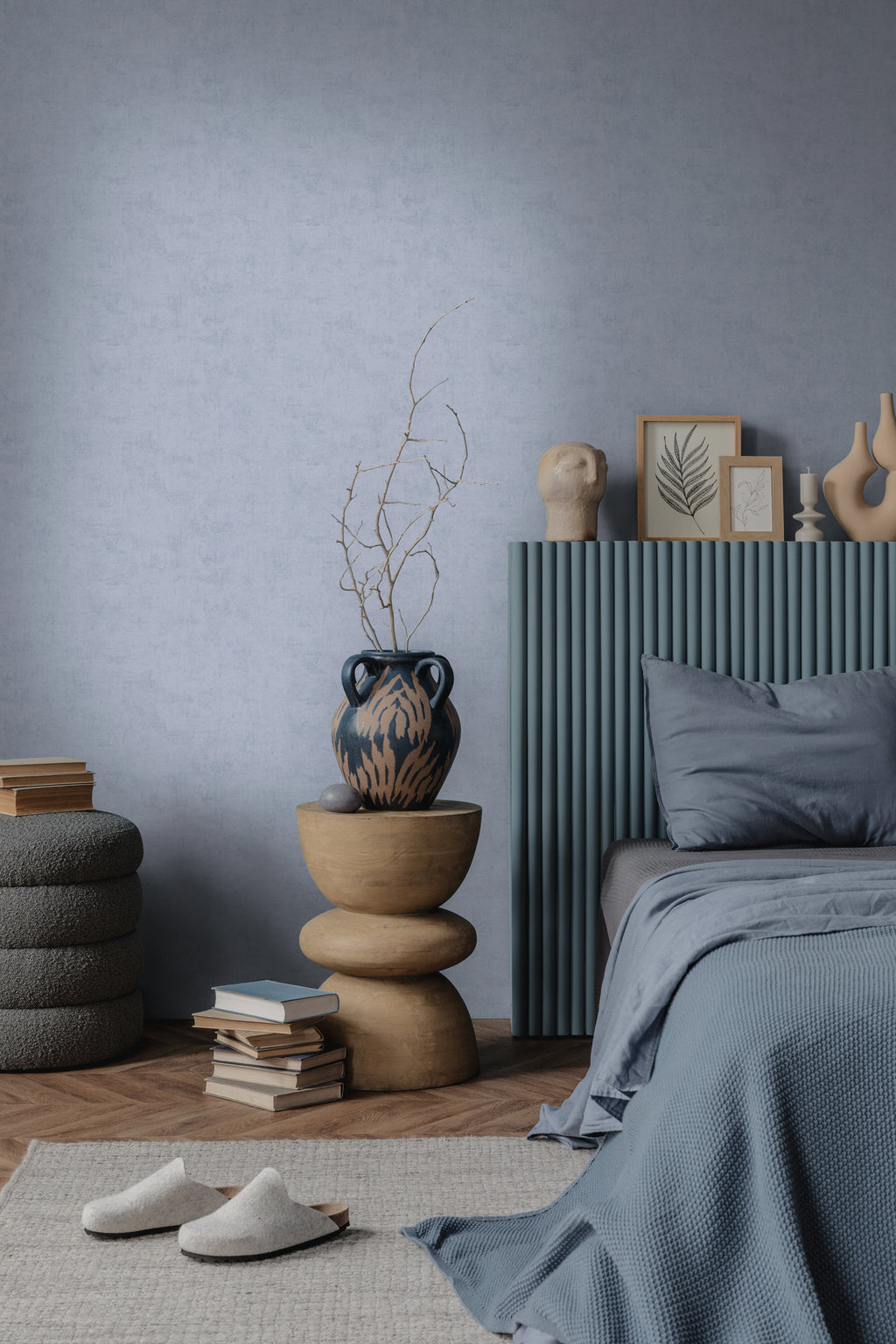 Hochwertige Tapete aus der Kollektion Nordic Feeling in Blau