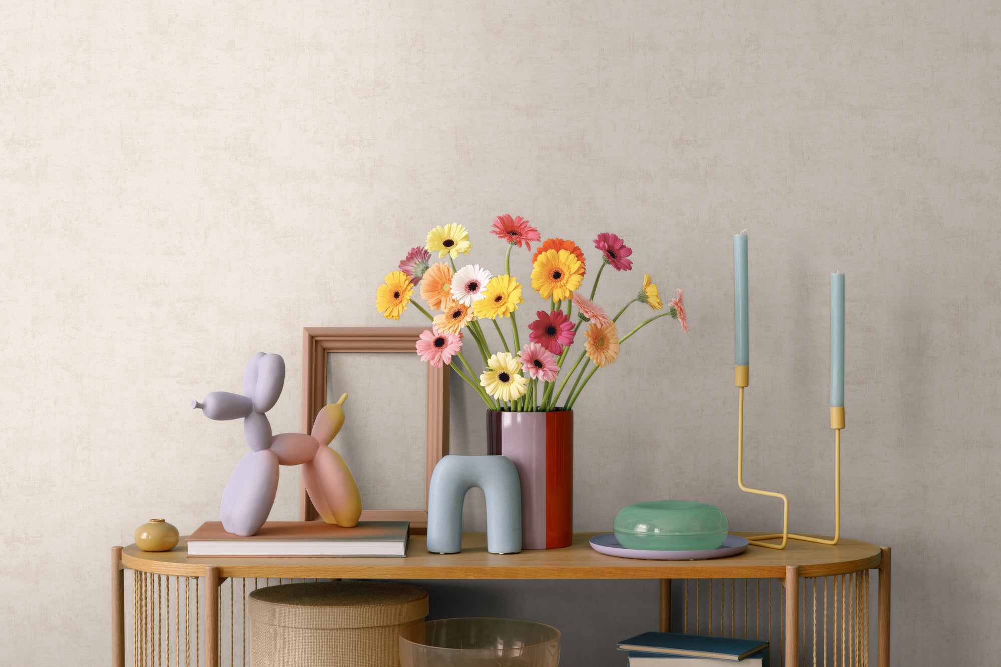 High-quality wallpaper from the Nordic Feeling collection in cream 