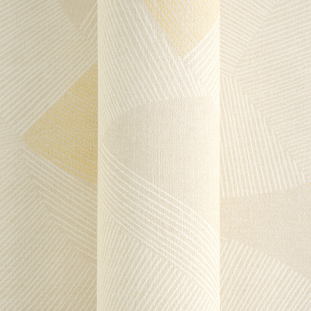 Cuba II-Vliestapete Vinyltapete Beige Geometrisch
