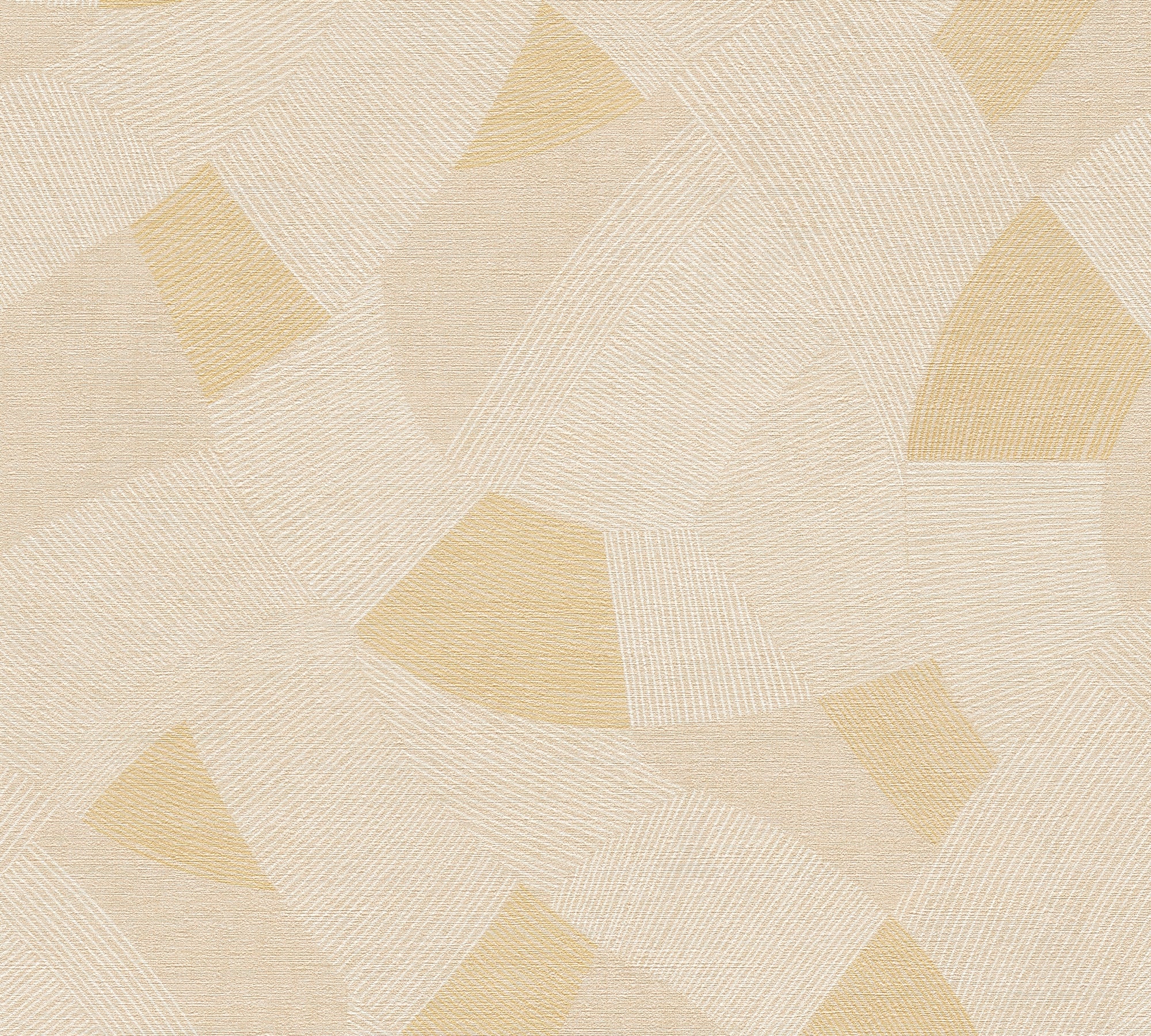 Cuba II-Vliestapete Vinyltapete Beige Geometrisch