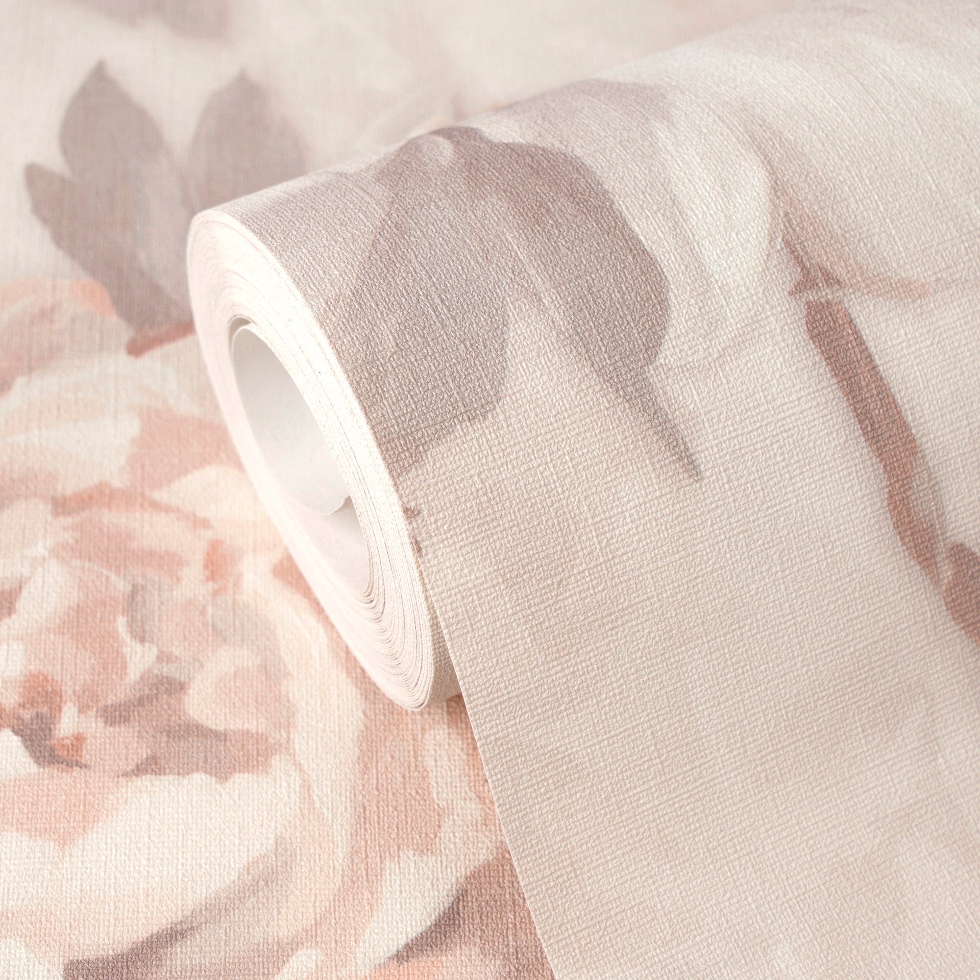 High-Quality Non-Woven Wallpaper Cream Floral