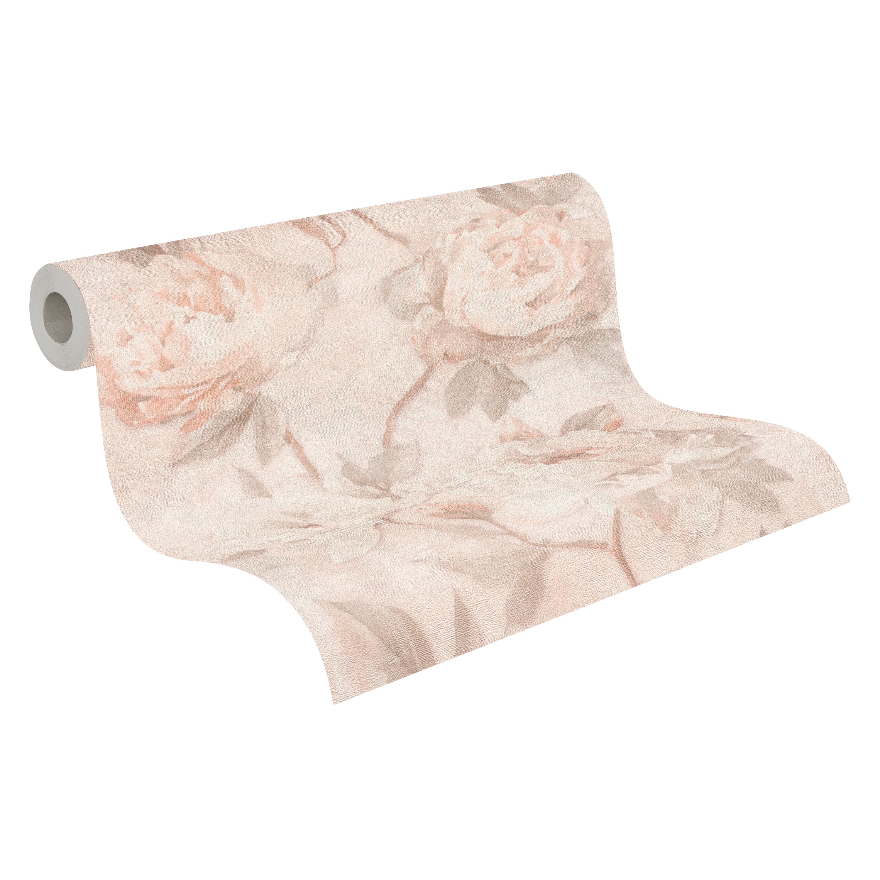High-Quality Non-Woven Wallpaper Cream Floral