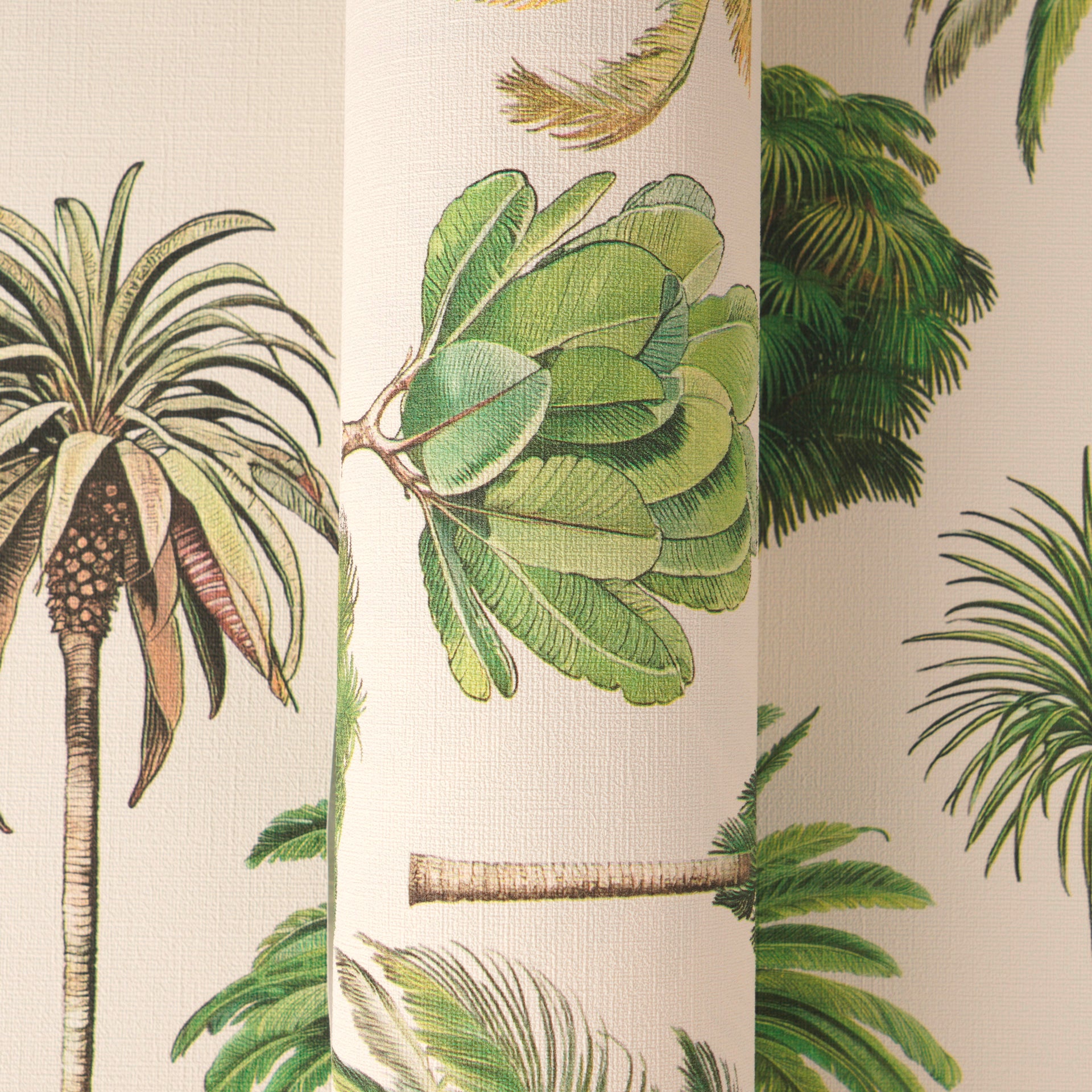 High-Quality Non-Woven Wallpaper Beige Floral
