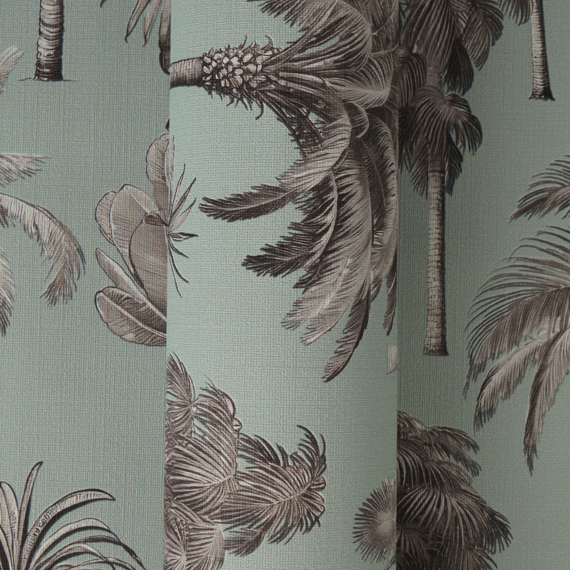 High-Quality Non-Woven Wallpaper Brown Floral