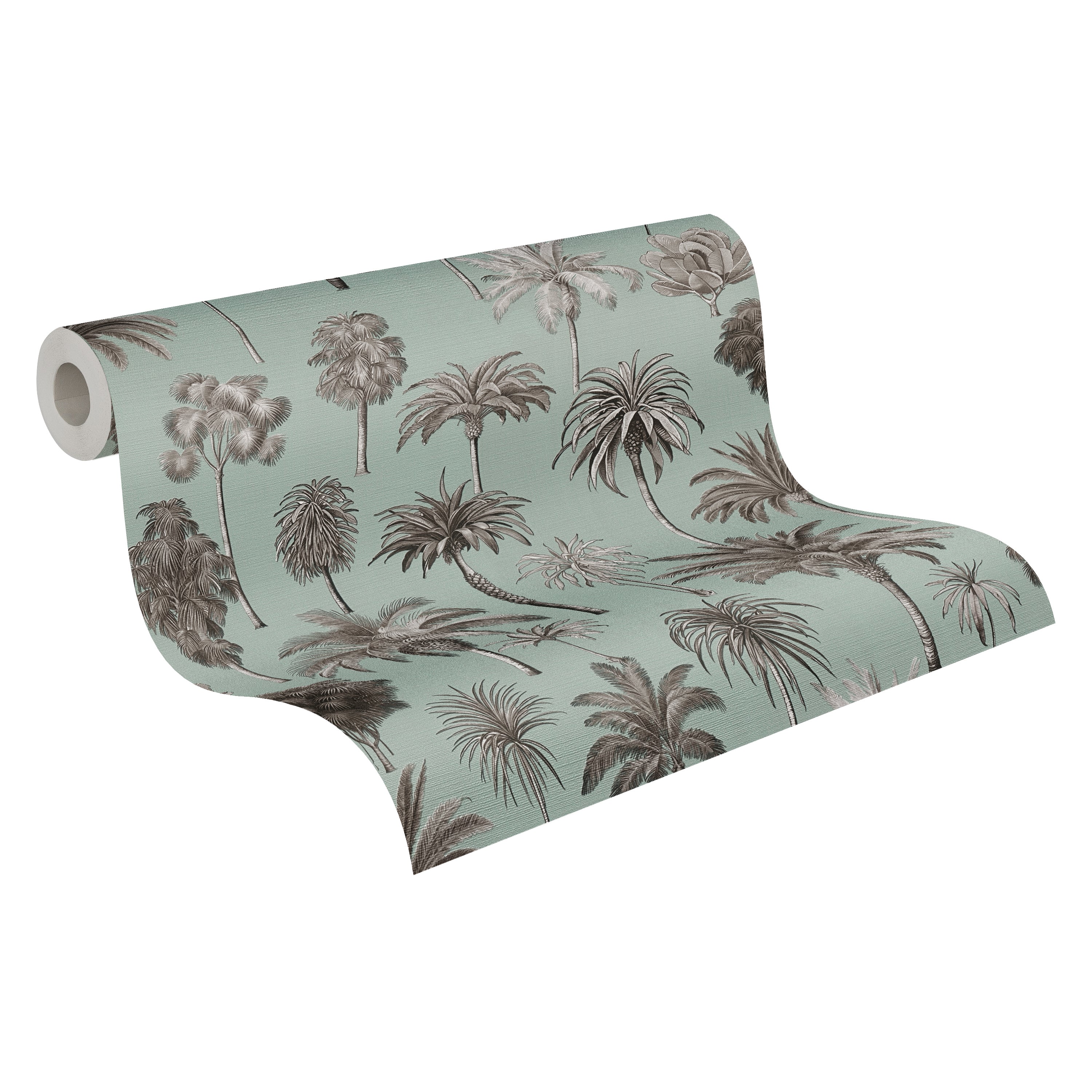 High-Quality Non-Woven Wallpaper Brown Floral