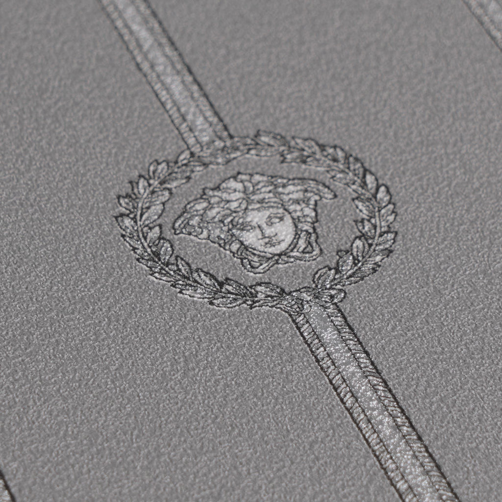 Versace 6-Vliestapete Vinyltapete Grau Streifentapete
