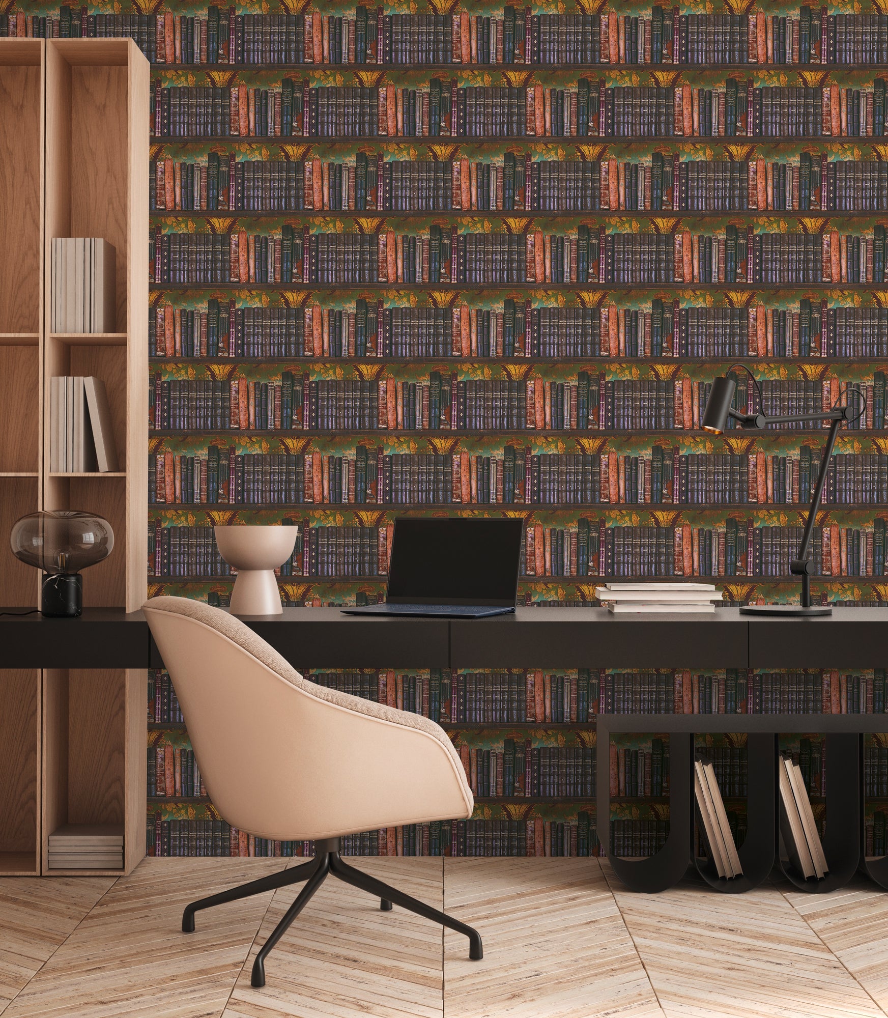 High-Quality Non-Woven Wallpaper Green Building