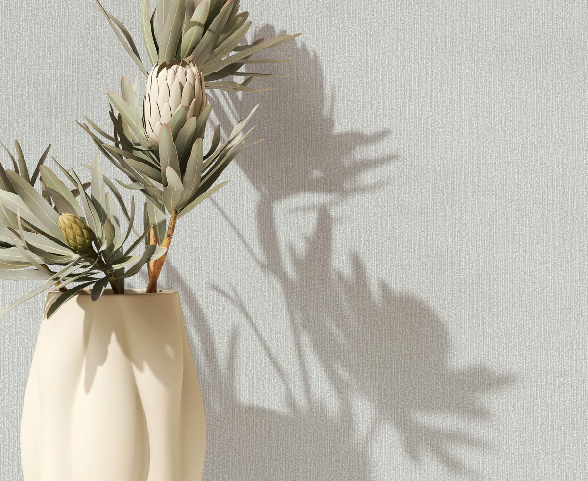 Vliestapete beige einfarbig