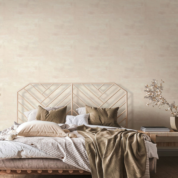 Vliestapete beige einfarbig