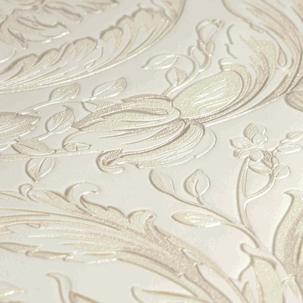 Versace 6-Vliestapete Vinyltapete Creme Floral