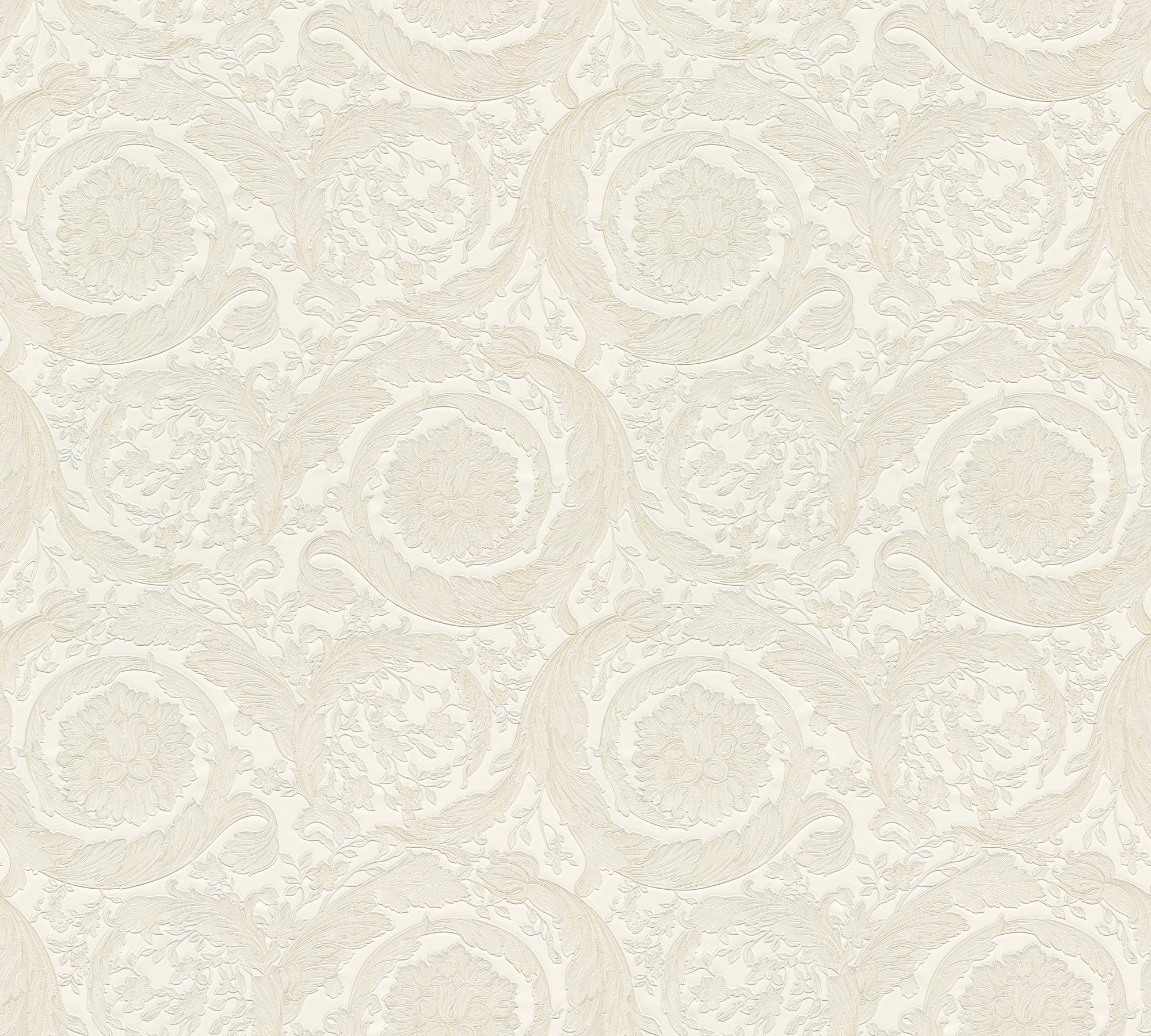 Versace 6-Vliestapete Vinyltapete Creme Floral