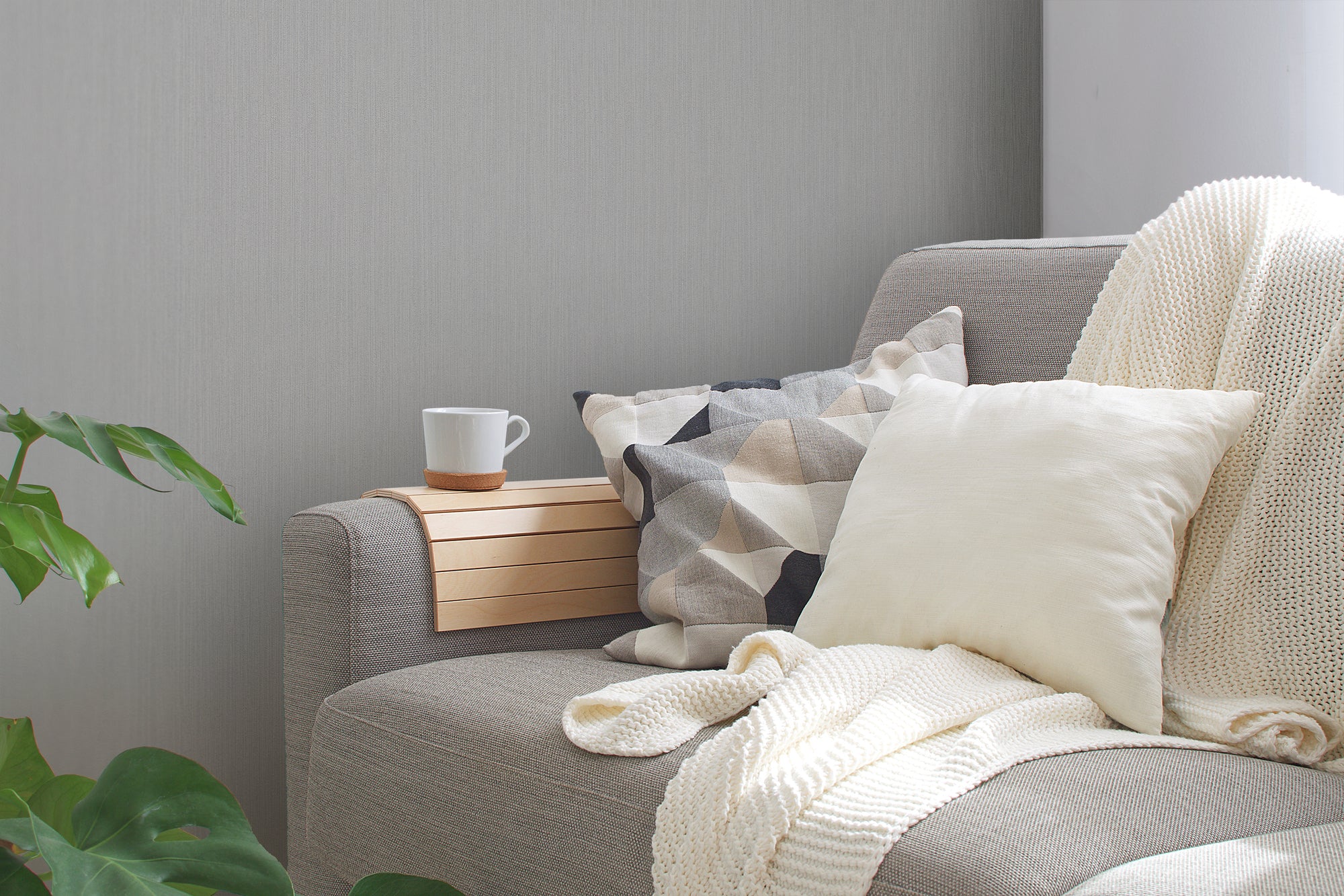 Hochwertige Tapete aus der Kollektion Casual Living in Grau