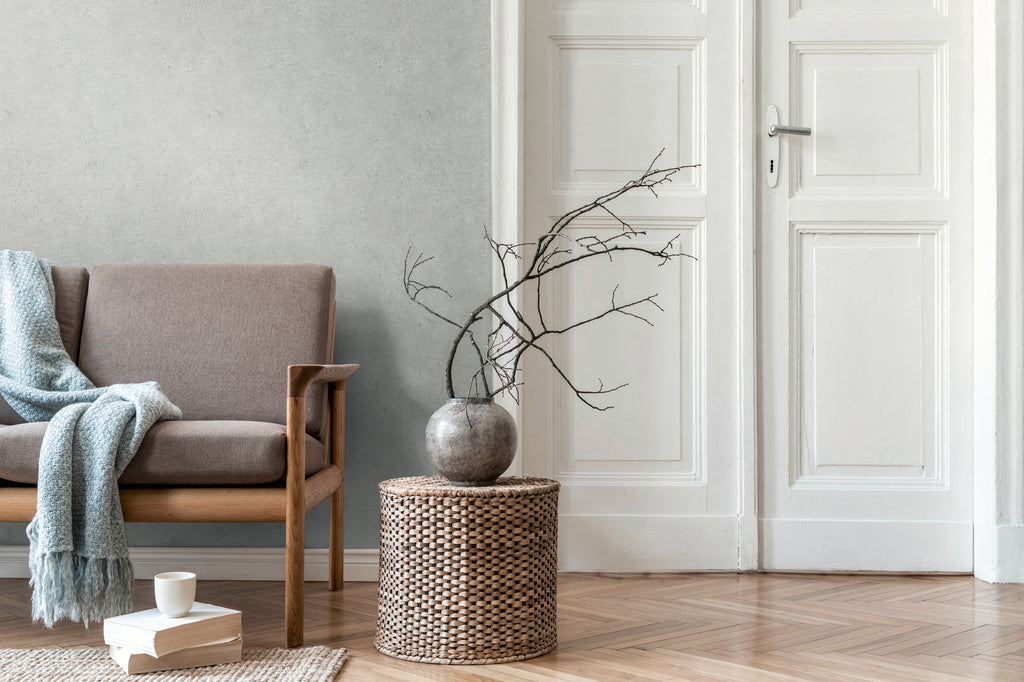 Hochwertige Vliestapete Grau Betonoptik