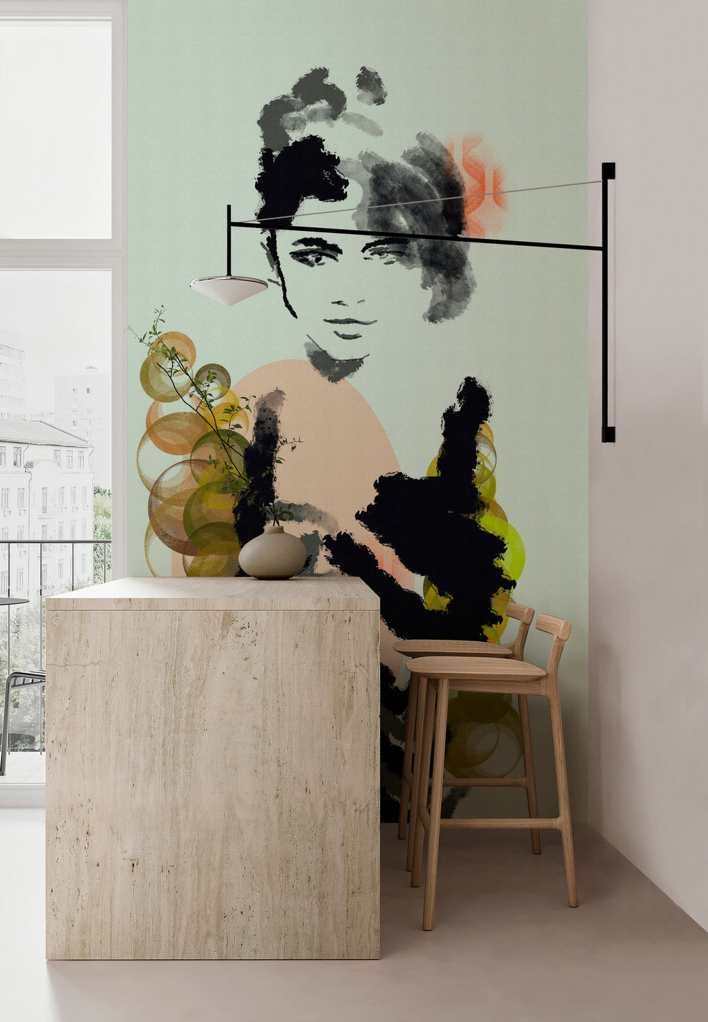 Photo wallpaper in digital print 