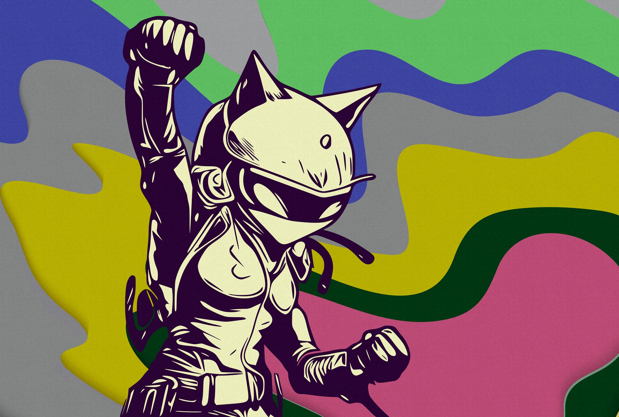 Photo wallpaper in digital print 